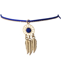 Bracelet fantaisie Bleu Foncé thème Indien pour femme