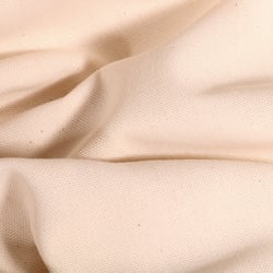 Tissu Toile de coton uni Grande largeur Ecru