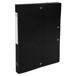 Boite de Classement Exabox Dos 25mm polypropylène 7/10e OPAK - A4 - Noir - x 8 - Exacompta