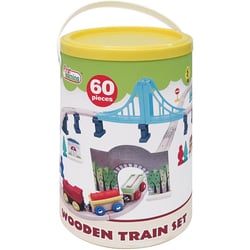 Baril Train En Bois 60 Pièces - Wdk Groupe Partner