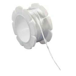 Fil élastique, 1mm ø, blanc, bobine 5 m