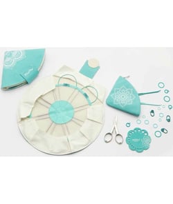 Set d'aiguilles circulaires KnitPro Mindful Explore 25cm - Knitpro Vert