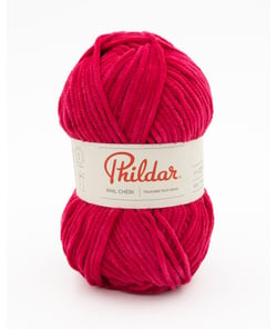 Fil chenille à tricoter PHIL CHERI - Phildar Rose (Bengale)