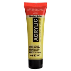 Peinture acrylique en tube - Jaune azo citron - 267 - Amsterdam - 20ml