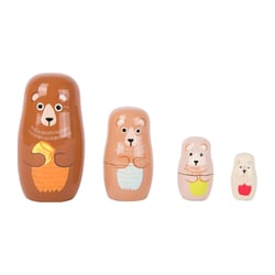Poupees russes Famille d ours - Smallfoot - Orange