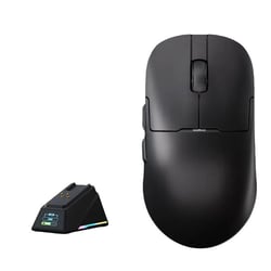 Souris Gaming Sans Fil Ultra-Légère Avec Chargeur Et Écran RGB 42K DPI Noir YONIS