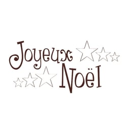 Graine Créative - Tampon en bois Joyeux Noel 1