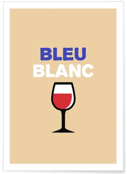 Affiche Bleu Blanc Rouge 2 | A3 : 29,7x42cm