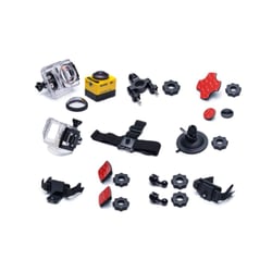 KODAK Pixpro SP360 Action Cam Jaune - Pack Extrême - Caméra numérique 360° - Full HD 1080p - Accessoires inclus