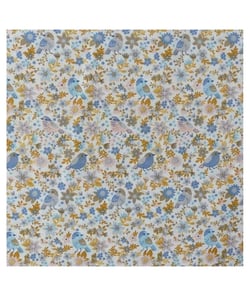 Tissu coton moineau de 150 cm de largeur 027 Bleu ciel vendu par 50 cm