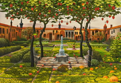 Puzzle 1500 pièces - Art Collection - Patio - Castorland