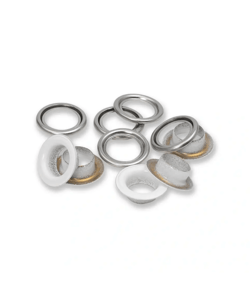 Boîtes de 15 Œillets avec Rondelles 14 mm - Prym Blanc