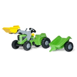 Tracteur a Pedales + Remorque rollyKiddy Futura - Rolly Toys
