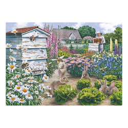 Puzzle 500 pièces - Lapins et Abeilles - HOP - House of Puzzles