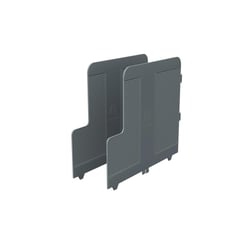 Trieur vertical Modulotop Ecoblack - set de 2 intercalaires supplémentaires - Gris foncé - Exacompta