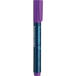 Lot de 10 marqueurs permanents pointe biseautée 1+4 mm - SCHNEIDER - Violet - Maxx 133