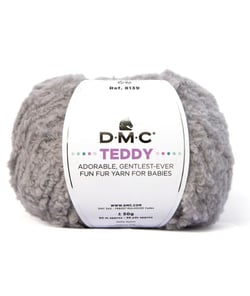 Pelote de laine layette TEDDY - DMC 312 Gris