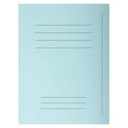 Paquet 50 chemises Forever® 220 100% recyclé avec impression - 24x32cm - Bleu clair - x 5 - Exacompta
