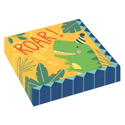 16 Serviettes - Happy Dino Party