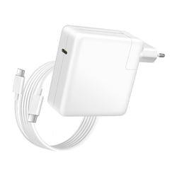 Avizar Chargeur pour Lenovo ThinkPad X1 Extreme Gen 3+ USB-C 96W + Câble 1,8m Blanc