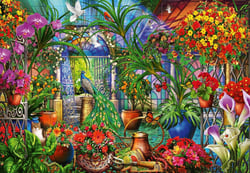 Puzzle 1000 pièces - Tropical Green House - Bluebird Puzzle