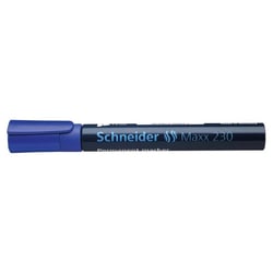 Marqueur permanent pointe ogive 1-3 mm - SCHNEIDER - Bleu - Maxx 230