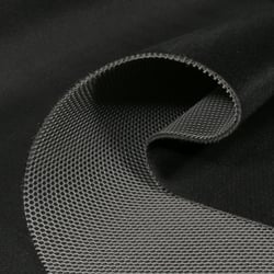 Tissu Résille matelassé mesh 3D Gris