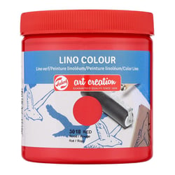 Peinture pour linogravure - Rouge - Linoléum - Art Création - 250ml
