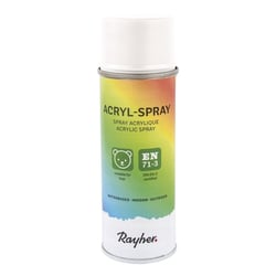 Spray acrylique, blanc, Boîte 200ml