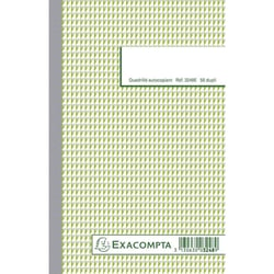 Carnet - A5 - Autocopiant - 50 feuilles - Petits carreaux - Exacompta - 3248E