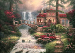 Puzzle 500 pièces - Chuck Pinson - Sierra River Falls - Grafika