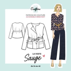 Patron Craftine Veste Sauge - Format Papier