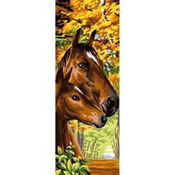 Canevas antique En forêt- 30x65cm