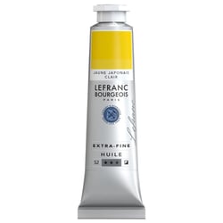 Peinture à l'huile - Extra-fine - Jaune japonais clair - 183 - Lefranc Bourgeois - 40ml