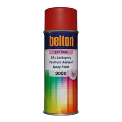 Spray de peinture Belton Spectral RAL3000 Rouge feu mat 400ml