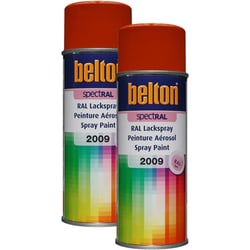 2 sprays de peinture Belton Spectral RAL2009 Orange signalisation 400ml
