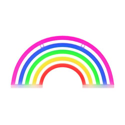 FOREVERLIGHT - Neon LED mural ARC EN CIEL USB-A 2M ou 3PILES AA
