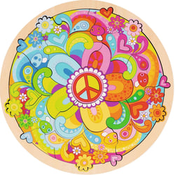 Puzzle mandala Flowers - Goki