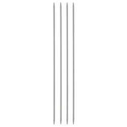 Aiguilles à tricoter double pointe 40cm en aluminium