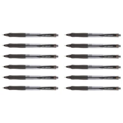Stylo bille UNI-BALL Laknock SN100/14 - Noir - Pointe large 1,4 mm - Rétractable - Rechargeable