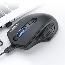 Souris Sans Fil Rechargeable 4 Boutons 1600 DPI Silencieuse Pour PC et Laptop