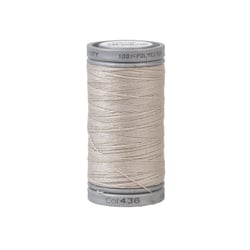 Fil super polyester résistant 125m haute qualité beige sable