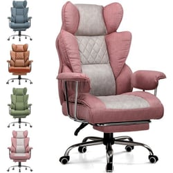 Chaise Gaming - GTPLAYER - Ergonomique - Support lombaire ressorts ensachés - Dossier mousse 3D - Repose-pieds