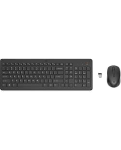 Ensemble clavier et souris HP 330 - Sans fil - Noir - 42,58 x 14,61 x 2,68 cm