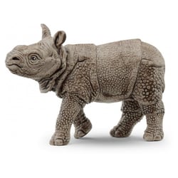 14860 figurine bebe rhinoceros - Schleich - Marron