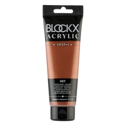 Peinture acrylique - Cuivre - 057 - BLOCKX Artist - Qualité beaux-arts - Tube 120ml
