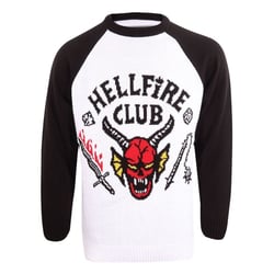 Stranger Things - Sweatshirt Christmas Jumper Hellfire Club (Taille M)