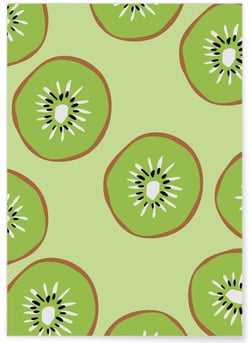 Affiche Kiwis | A3 : 29,7x42cm