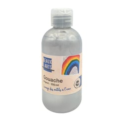 MégaCréa DIY - Gouache fabriqué en France Argenté 250 ml