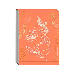 Carnet de notes Fleurever - Format pocket - Fermeture aimanté - 75 feuilles - Hirondelles & Cie